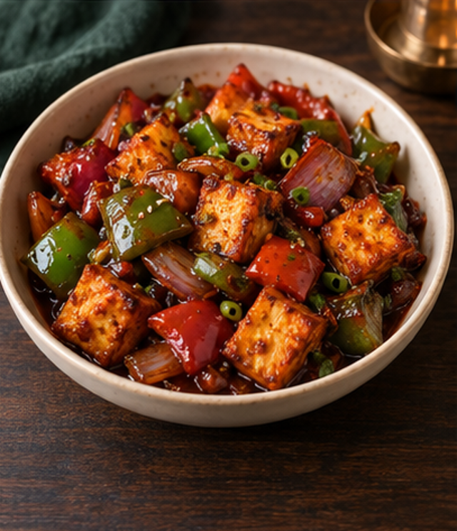 Chili Paneer.