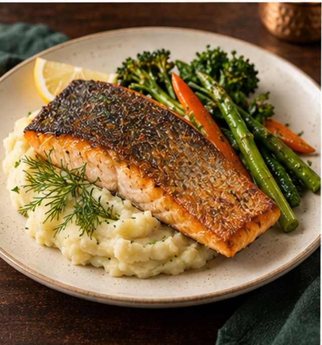 Crispy Wild Salmon.